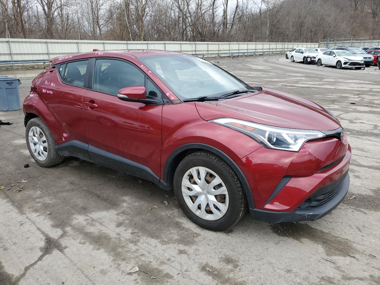 2019 Toyota C-HR VIN NMTKHMBX1KR088929 Copart auction photo, rear end damage thumbnail 4