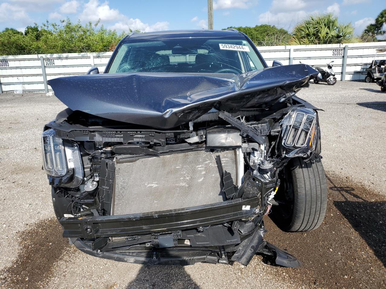 2023 KIA Telluride VIN 5XYP34GC0PG393550 Copart auction photo, front end damage thumbnail 5
