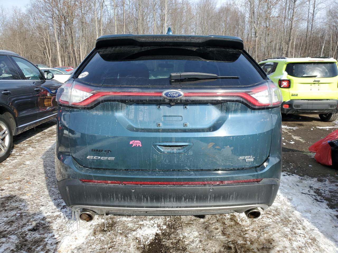 2016 Ford Edge VIN 2FMPK4J82GBB16888 Copart auction photo, front end damage thumbnail 6