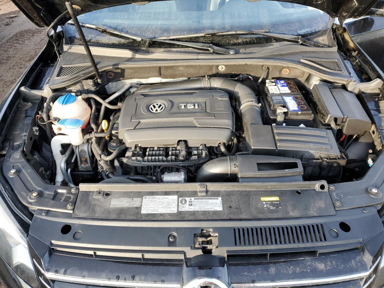 2015 Volkswagen Passat VIN 1VWBS7A31FC080871 Copart auction photo, rear end damage thumbnail 11