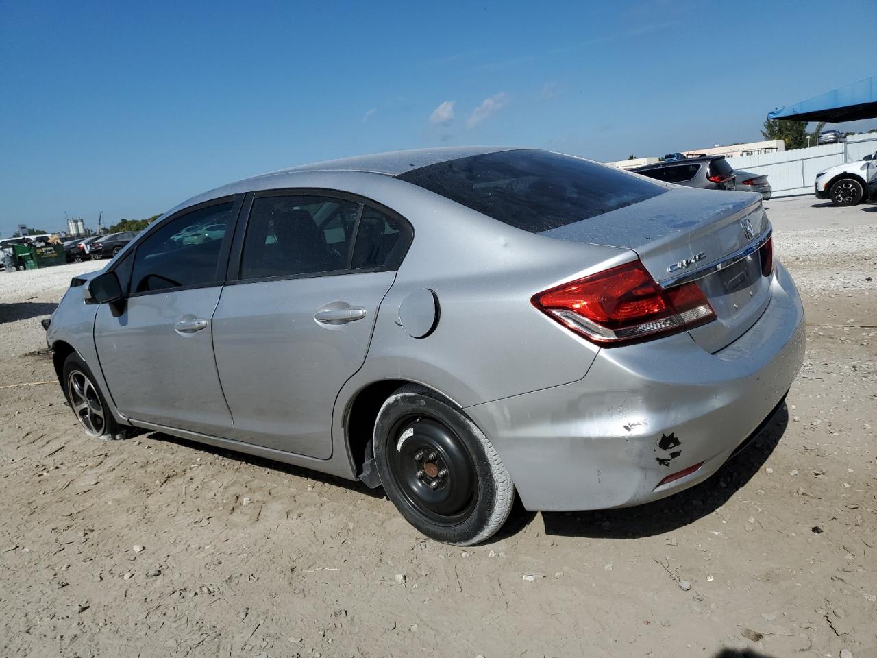 2015 Honda Civic VIN 19XFB2F73FE091902 Copart auction photo, front end / minor dent/scratches damage thumbnail 2