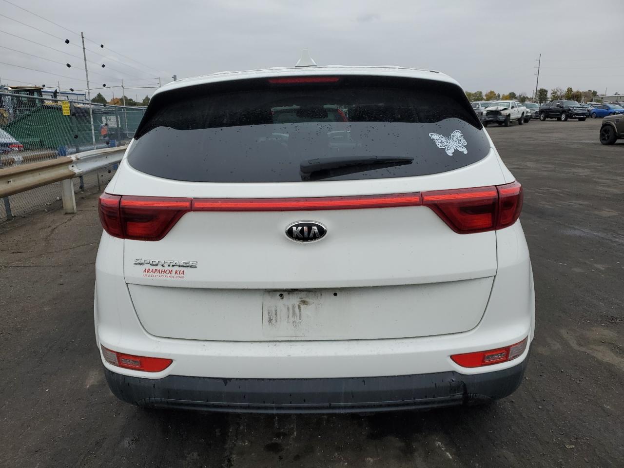 2017 KIA Sportage VIN KNDPMCAC3H7128443 Copart auction photo, all over damage thumbnail 6