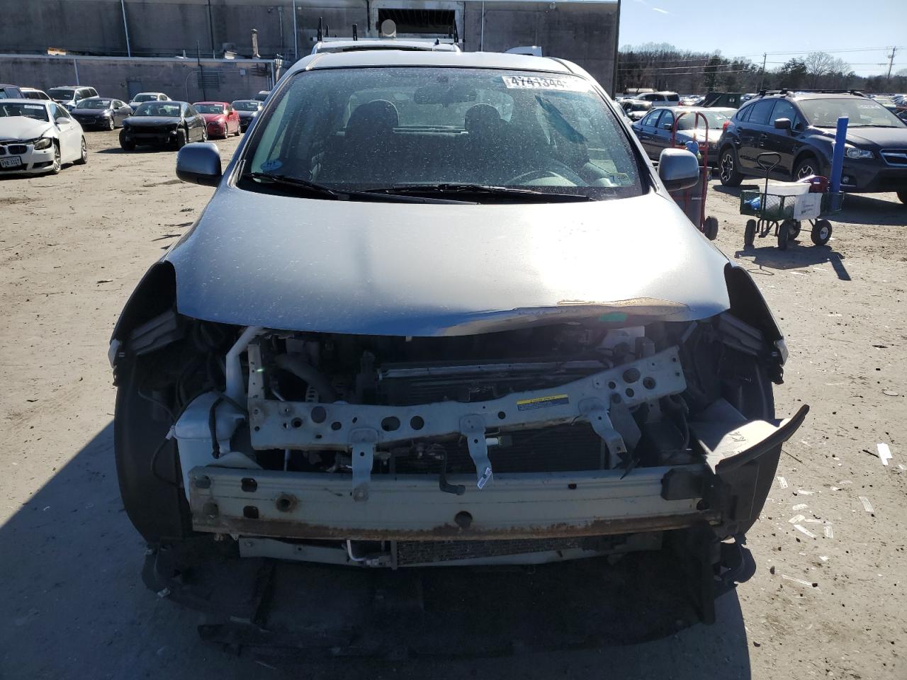 2013 Nissan Versa VIN 3N1CN7AP8DL869587 Copart auction photo, front end damage thumbnail 5