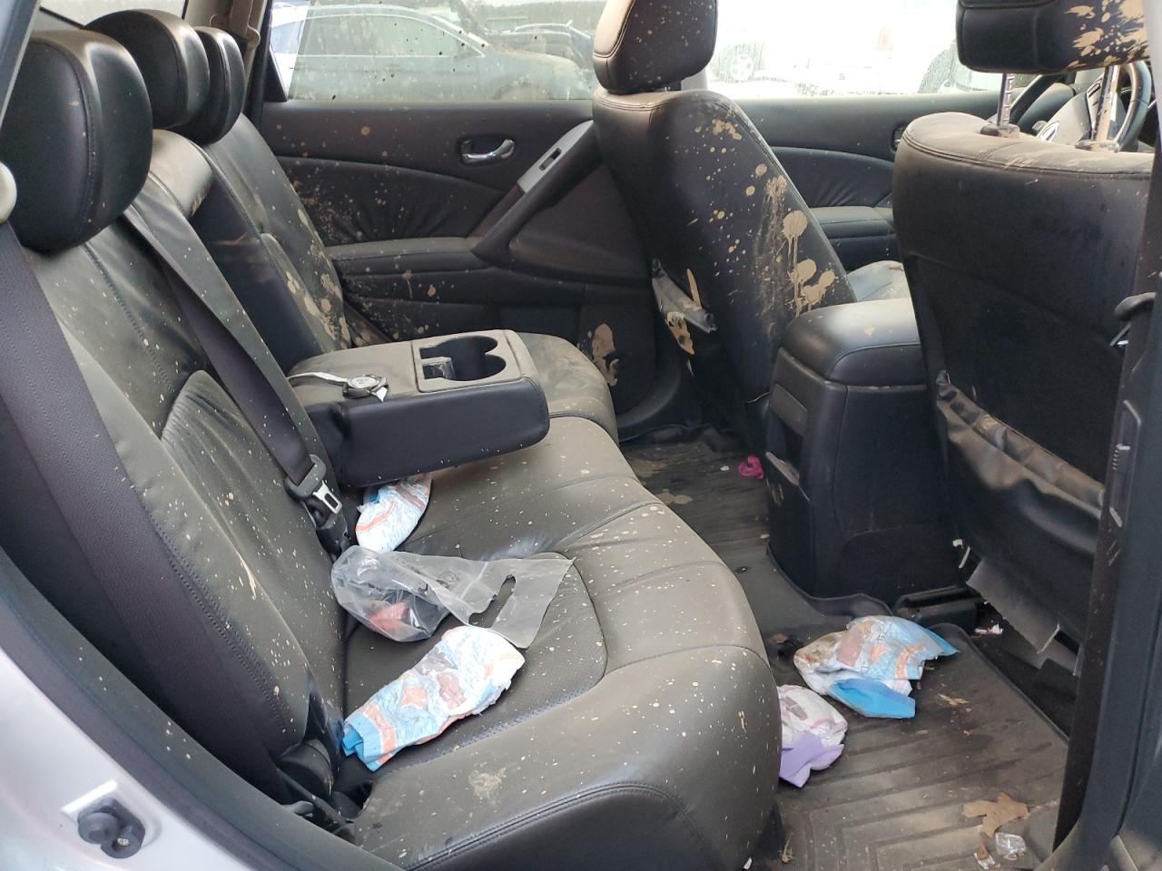 2010 Nissan Murano VIN JN8AZ1MW1AW117412 Copart auction photo, water/flood damage thumbnail 11