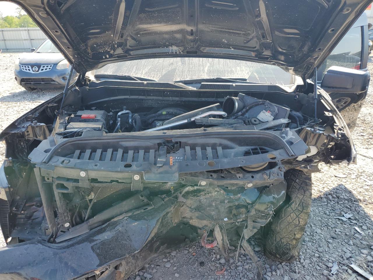 2021 Chevrolet Silverado VIN 1GCPYCEF2MZ418700 Copart auction photo, front end / side damage thumbnail 11