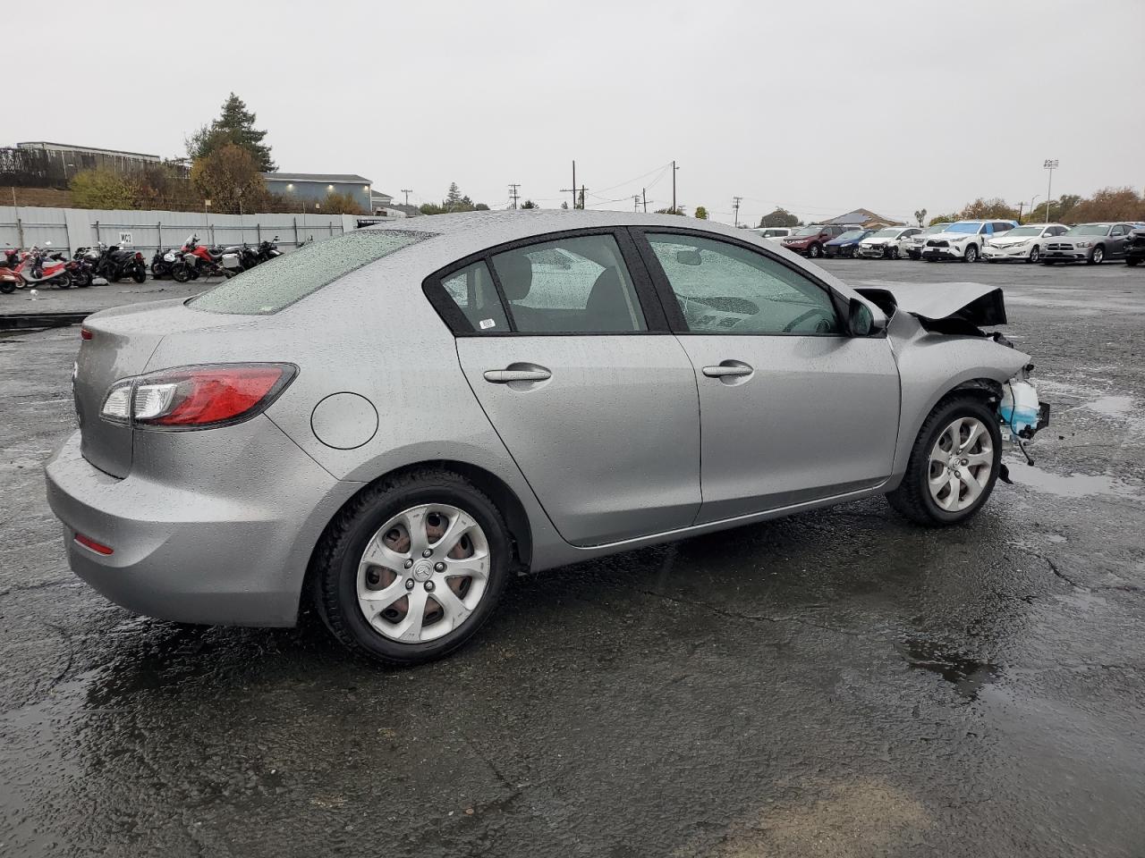 2012 Mazda 3 VIN JM1BL1UG8C1600034 Copart auction photo, front end / side damage thumbnail 3