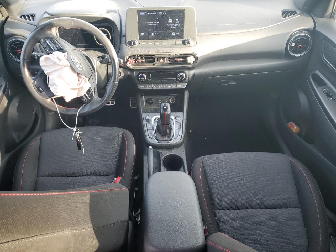 2022 Hyundai Kona VIN KM8K3CA32NU796272 Copart auction photo, front end damage thumbnail 8