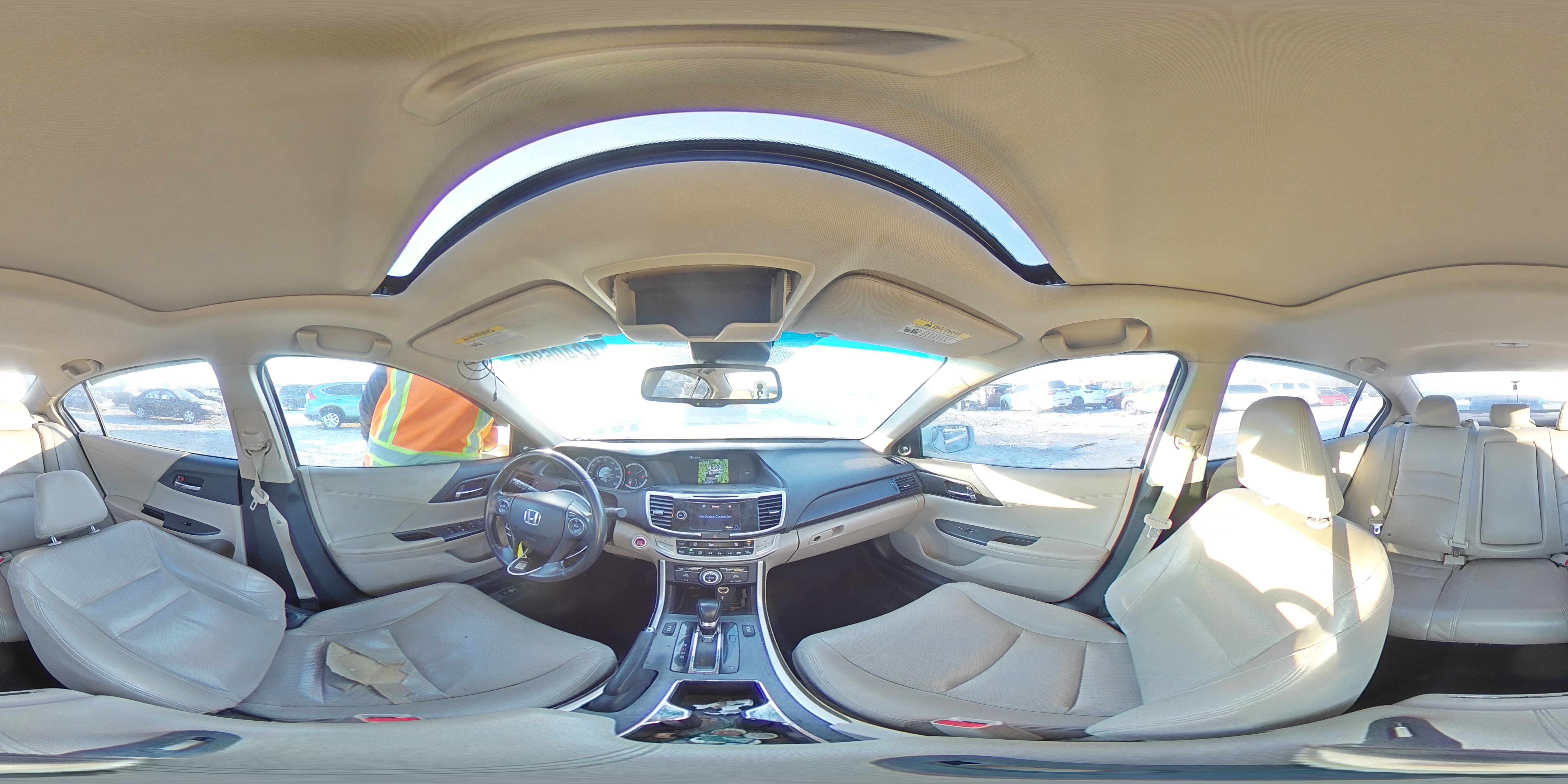 2013 Honda Accord VIN 1HGCR3F87DA020894 Copart auction photo, rear end damage thumbnail 13