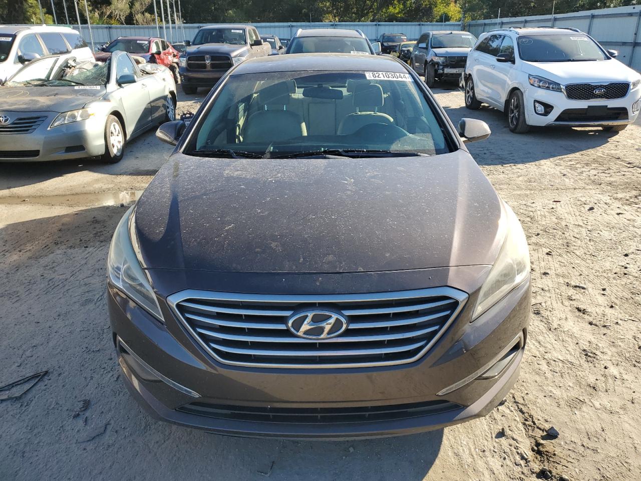 2015 Hyundai Sonata VIN 5NPE24AF9FH185722 Copart auction photo, rear end damage thumbnail 5