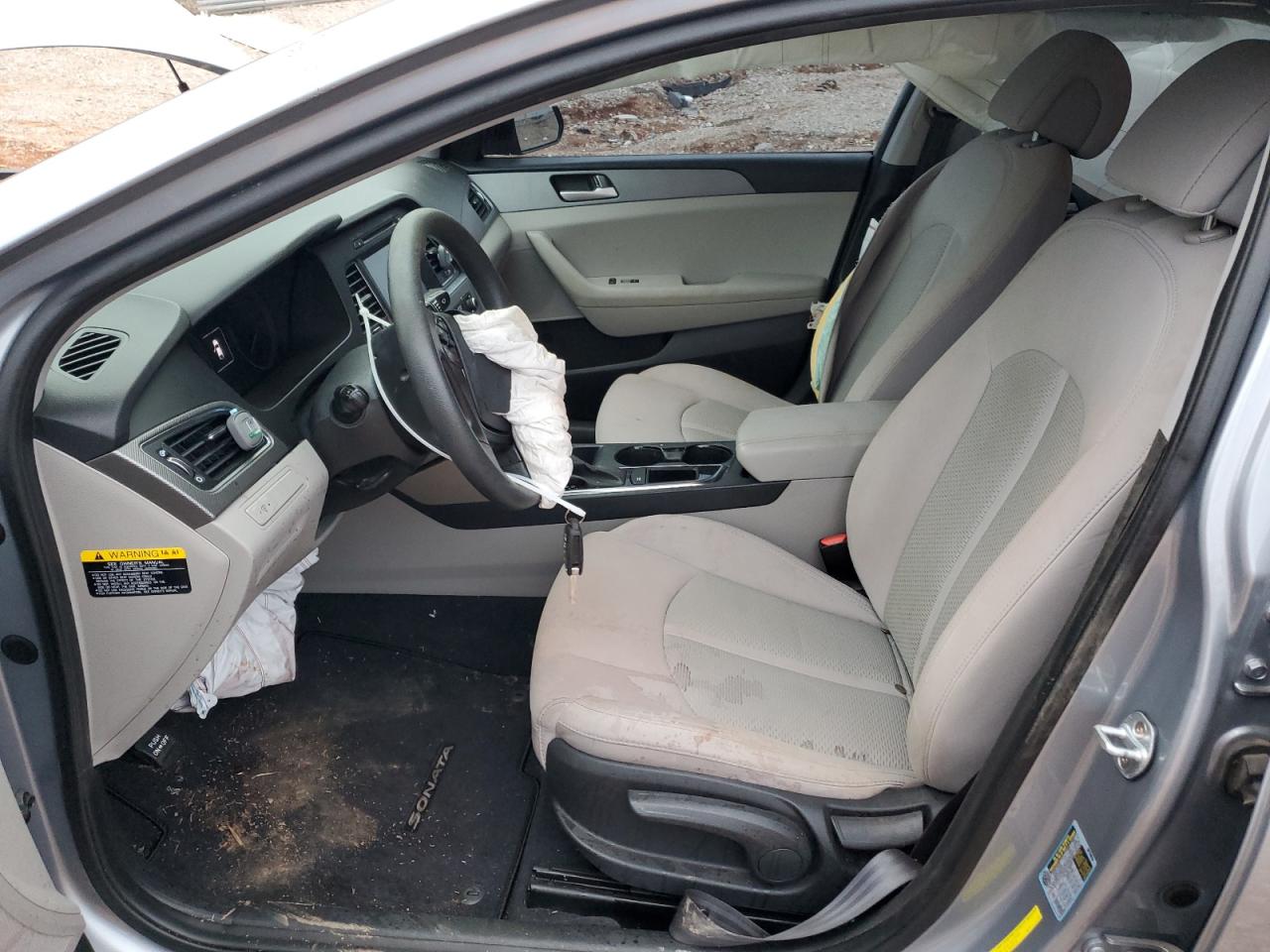 2017 Hyundai Sonata VIN 5NPE24AF8HH554685 Copart auction photo, front end / rear end damage thumbnail 7