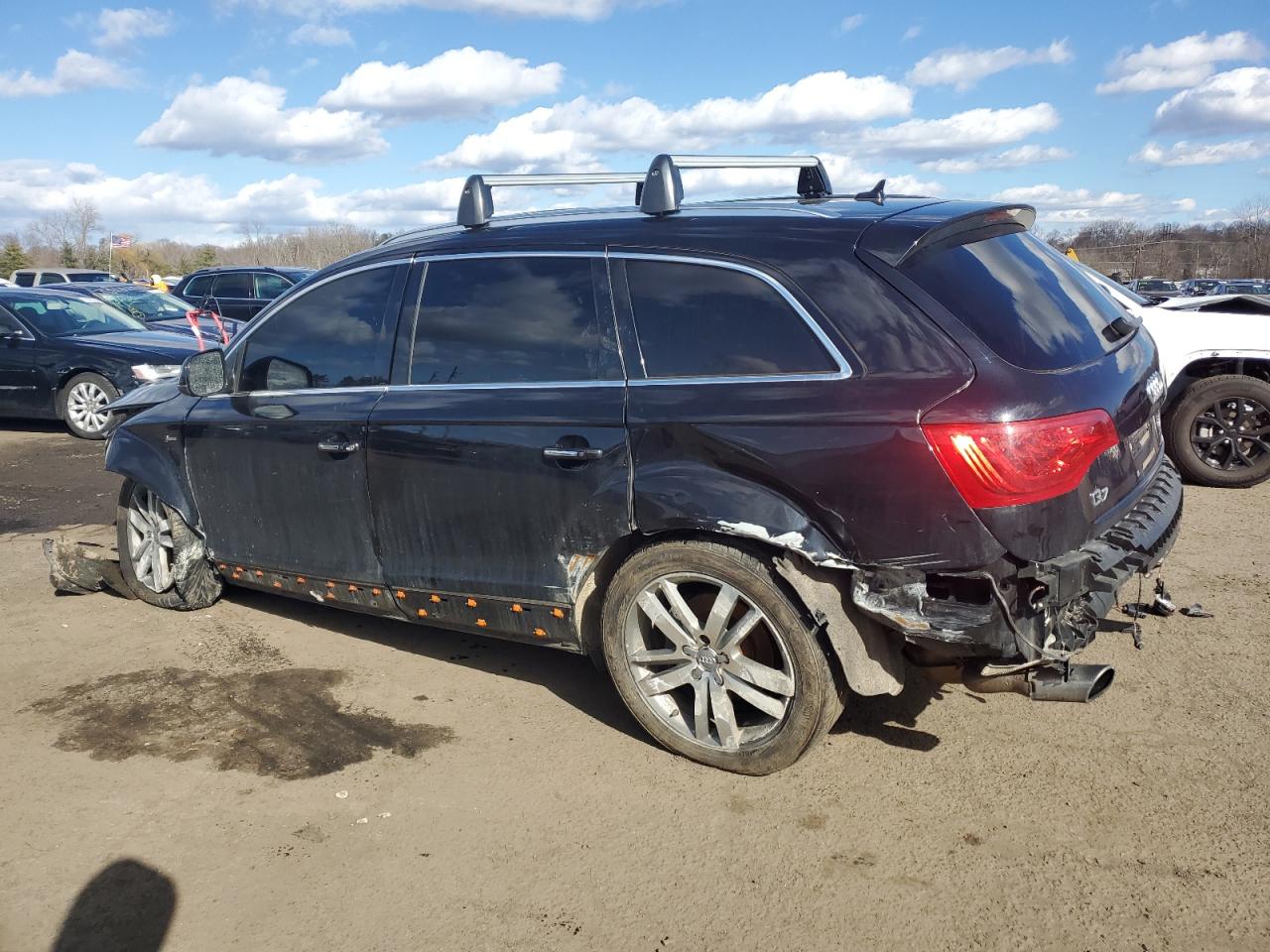 2015 Audi Q7 VIN WA1LGAFE0FD017569 Copart auction photo, all over damage thumbnail 2