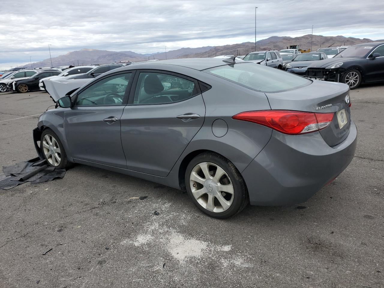 2012 Hyundai Elantra VIN 5NPDH4AE0CH117936 Copart auction photo, front end damage thumbnail 2