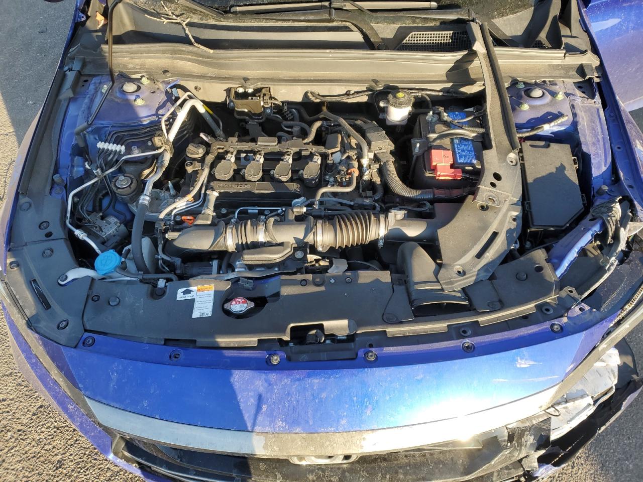 2022 Honda Accord VIN 1HGCV1F32NA030982 Copart auction photo, front end / minor dent/scratches damage thumbnail 11