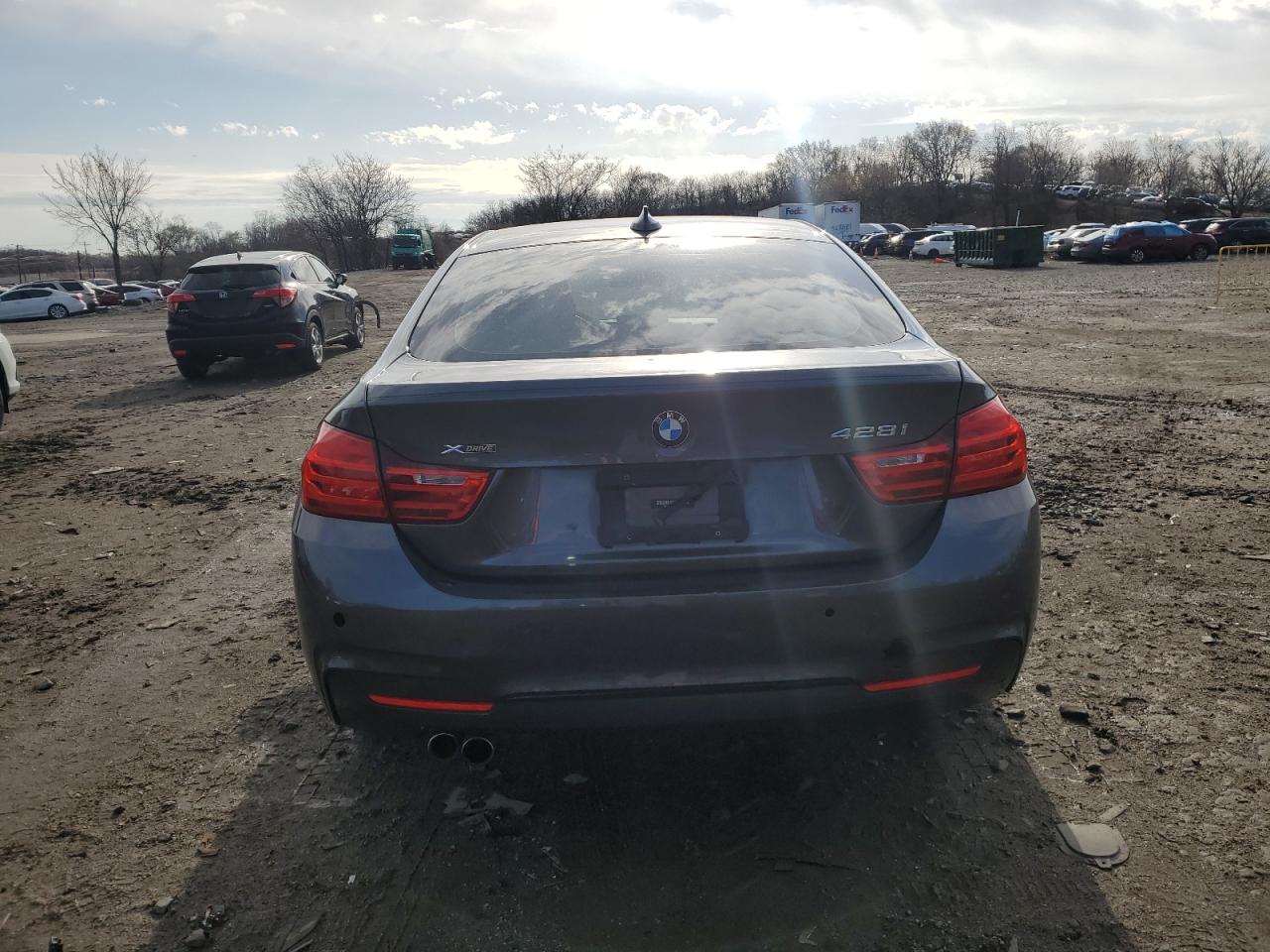 2015 BMW 4er VIN WBA4A7C59FD414133 Copart auction photo, minor dent/scratches damage thumbnail 6
