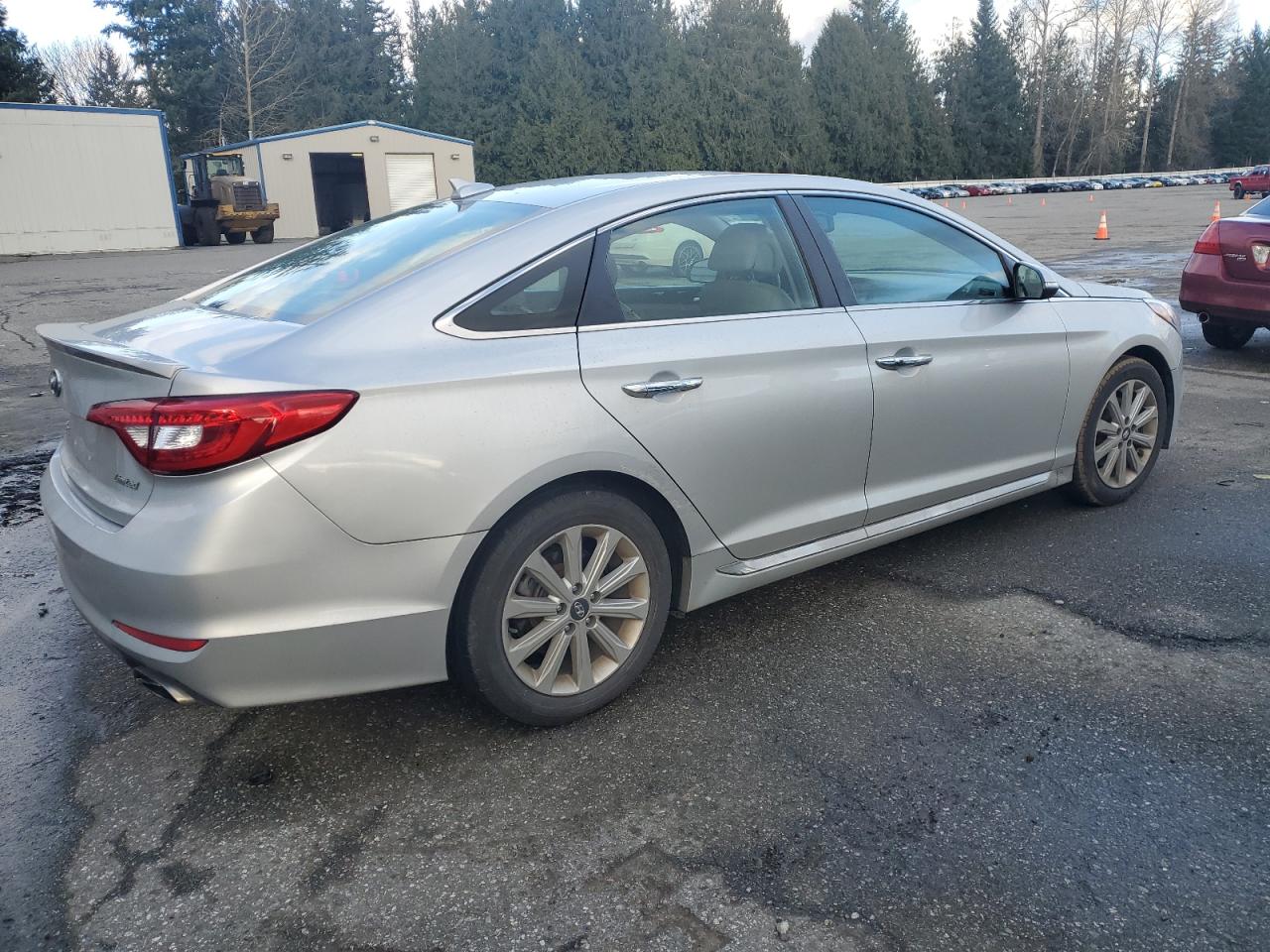 2016 Hyundai Sonata VIN 5NPE34AF3GH402003 Copart auction photo, side / rear end damage thumbnail 3