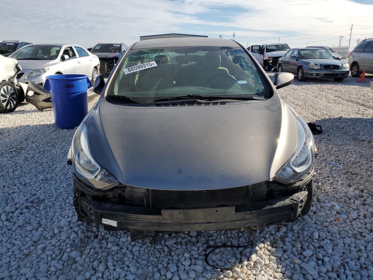 2016 Hyundai Elantra VIN 5NPDH4AE1GH782768 Copart auction photo, front end damage thumbnail 5