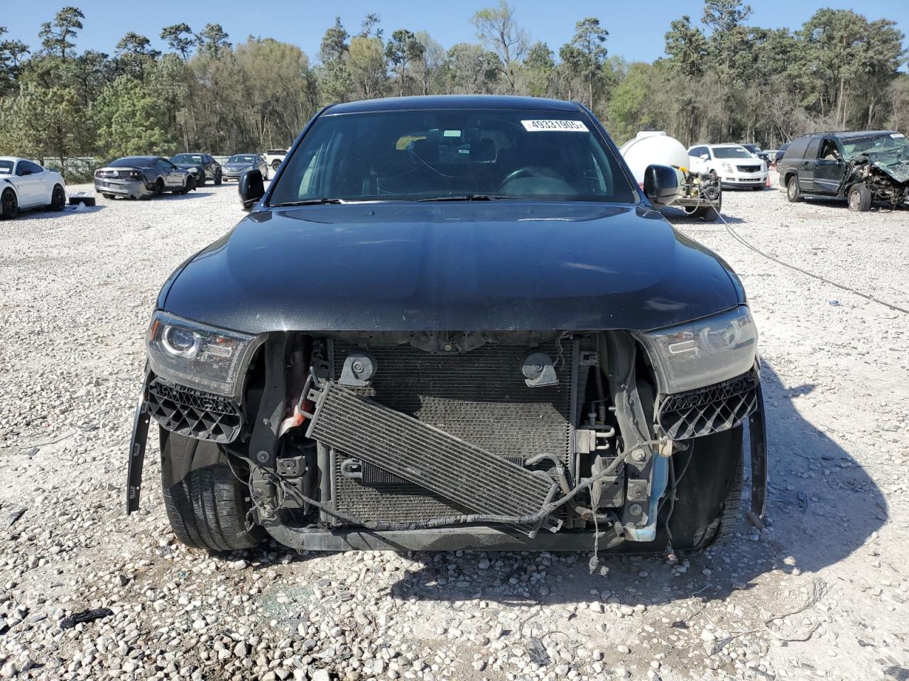 2015 Dodge Durango VIN 1C4RDHAG8FC169437 Copart auction photo, front end damage thumbnail 5