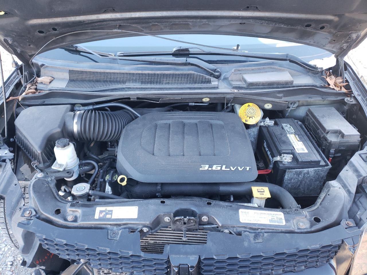 2018 Dodge Caravan VIN 2C4RDGEG3JR285231 Copart auction photo, front end / side damage thumbnail 12