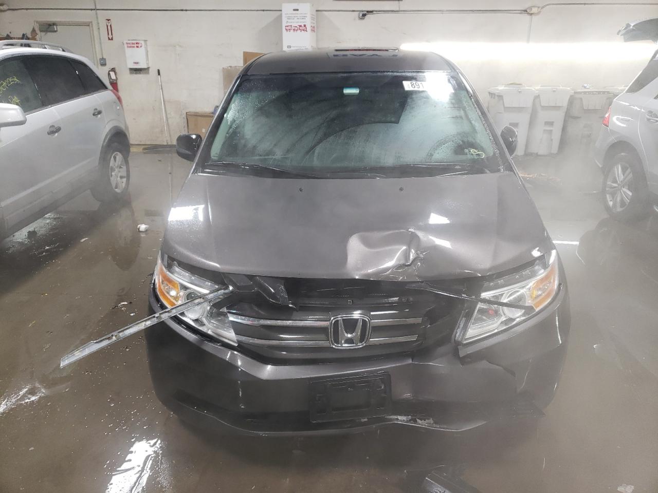 2012 Honda Odyssey VIN 5FNRL5H47CB047969 Copart auction photo, front end damage thumbnail 5