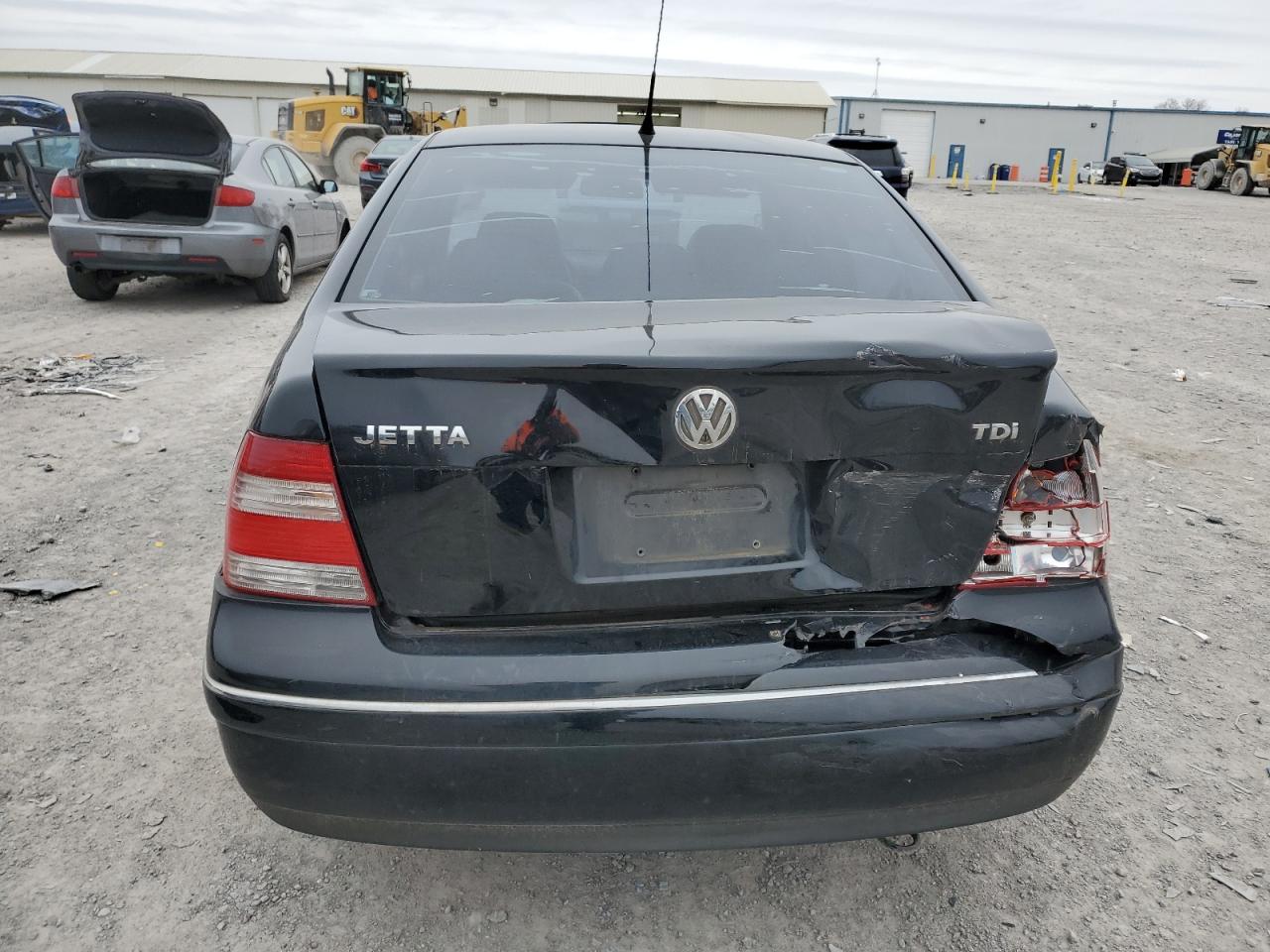 2004 Volkswagen Jetta VIN 3VWSR69M54M141461 Copart auction photo, rear end damage thumbnail 6