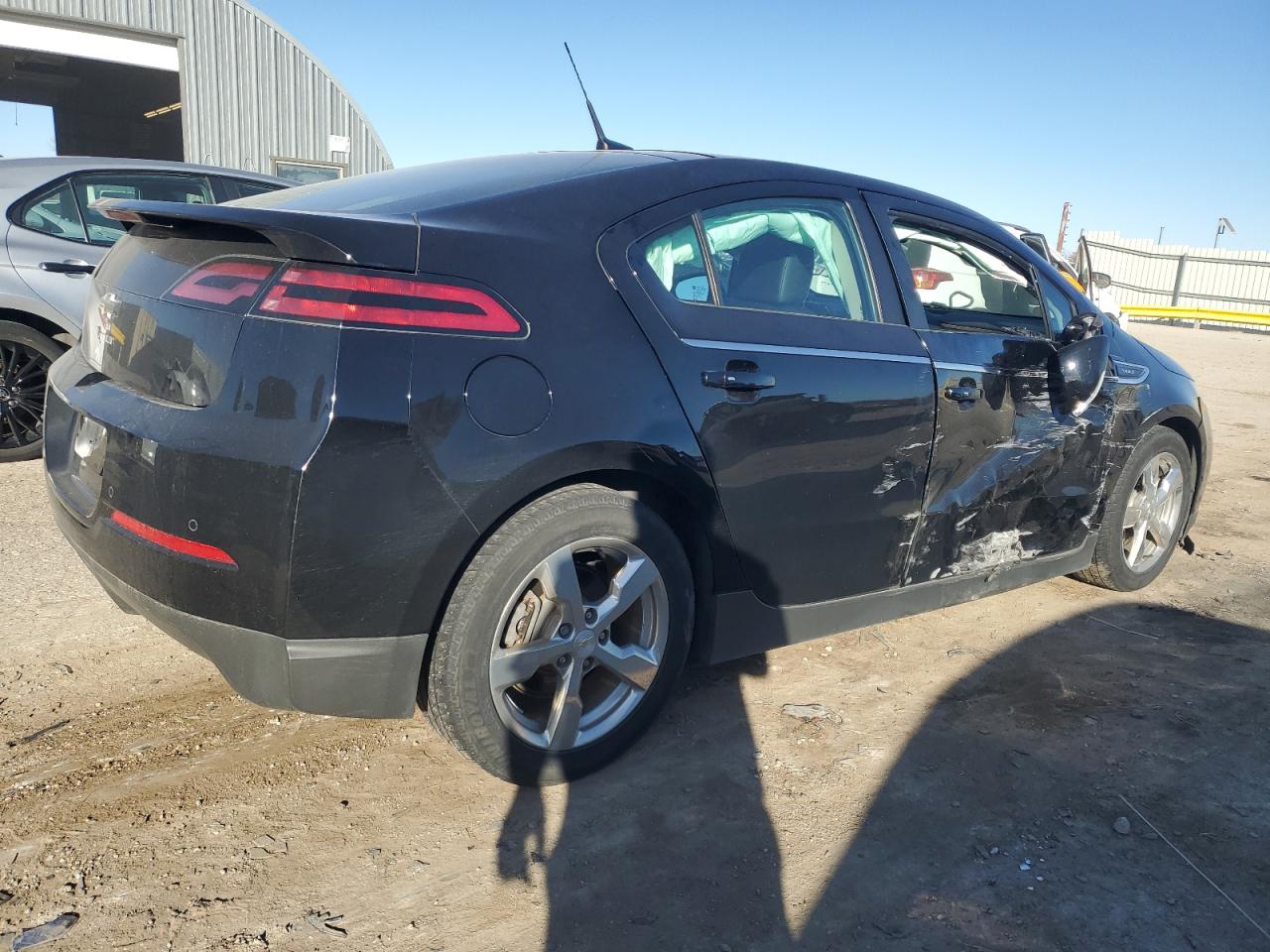 2014 Chevrolet Volt VIN 1G1RB6E4XEU174618 Copart auction photo, side damage thumbnail 3