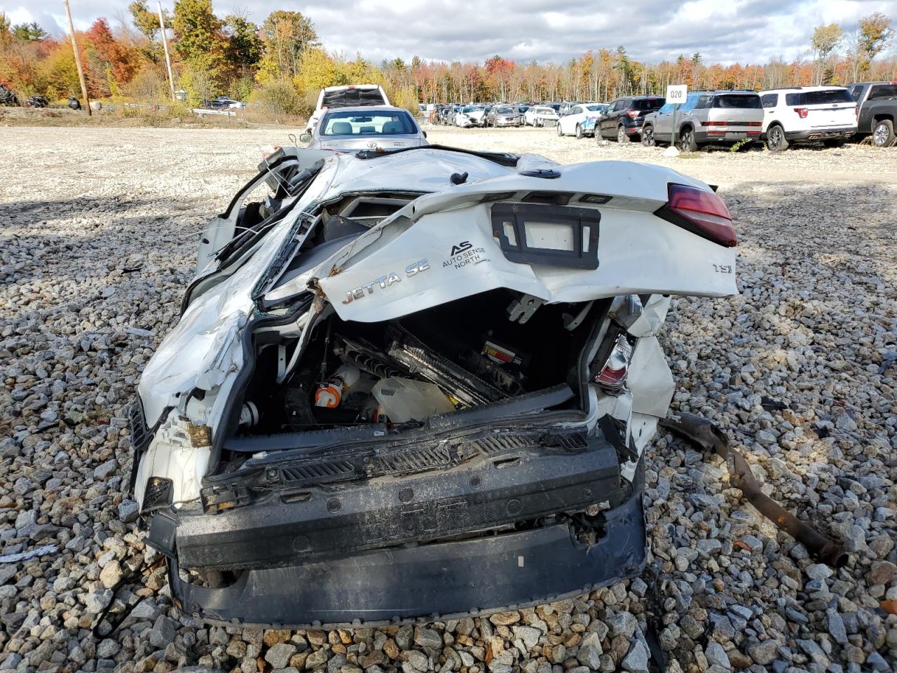 2017 Volkswagen Jetta VIN 3VWDB7AJ4HM330029 Copart auction photo, rollover damage thumbnail 6