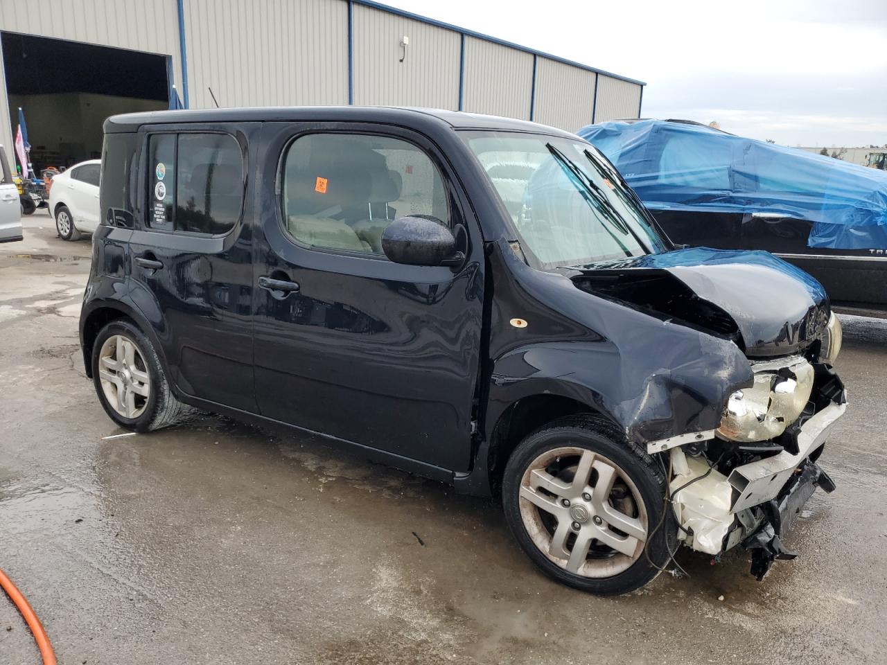 2010 Nissan Cube VIN JN8AZ2KR9AT153322 Copart auction photo, front end damage thumbnail 4