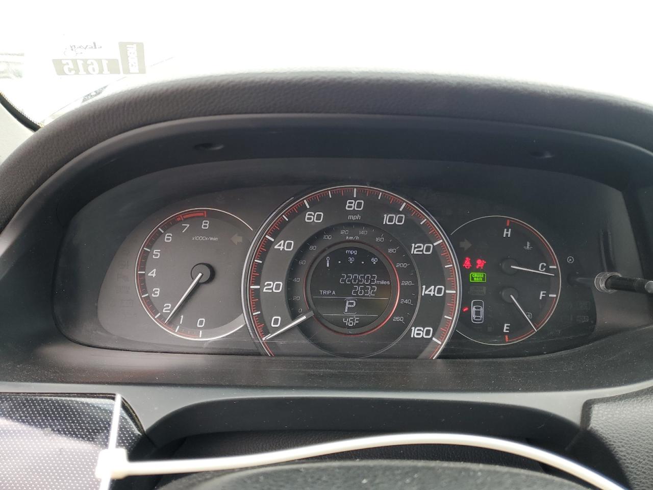 2013 Honda Accord VIN 1HGCR2F50DA161841 Copart auction photo, front end / minor dent/scratches damage thumbnail 9