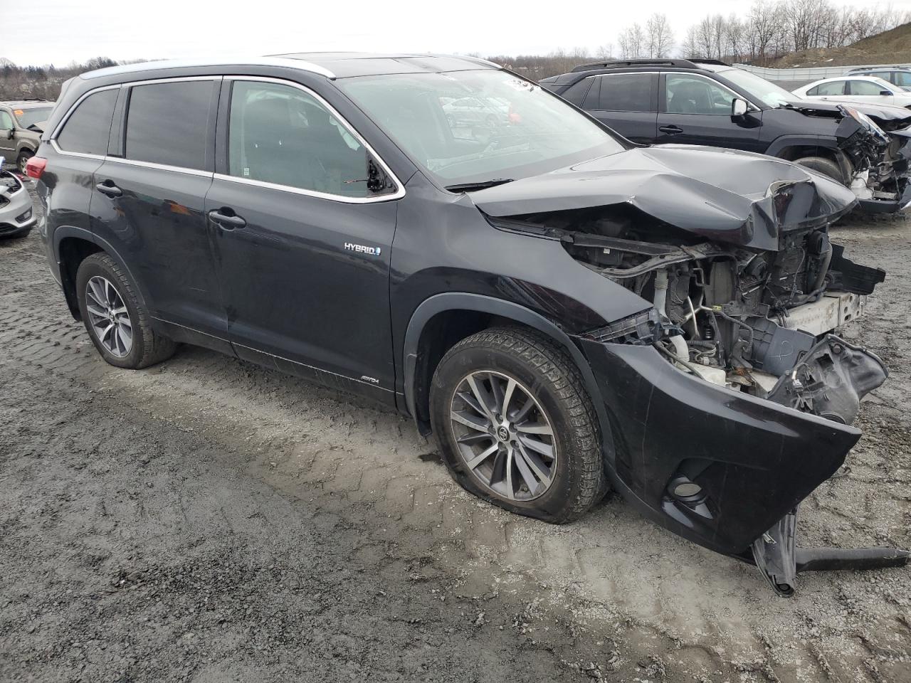 2017 Toyota Highlander VIN 5TDJGRFH2HS029333 Copart auction photo, front end damage thumbnail 4