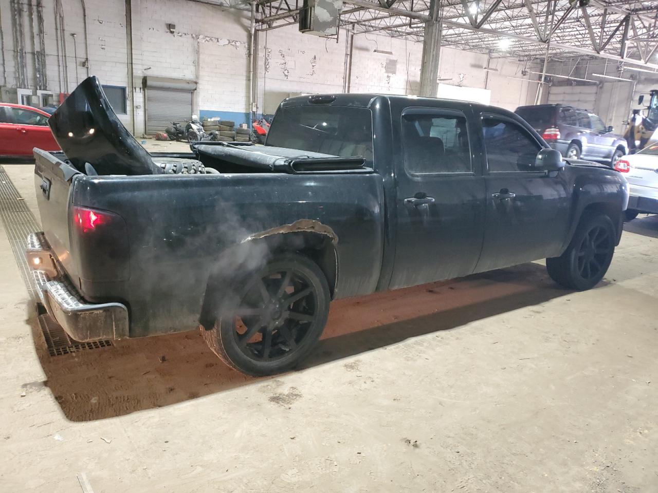 2007 Chevrolet Silverado VIN 2GCEK13M871519526 Copart auction photo, front end damage thumbnail 3