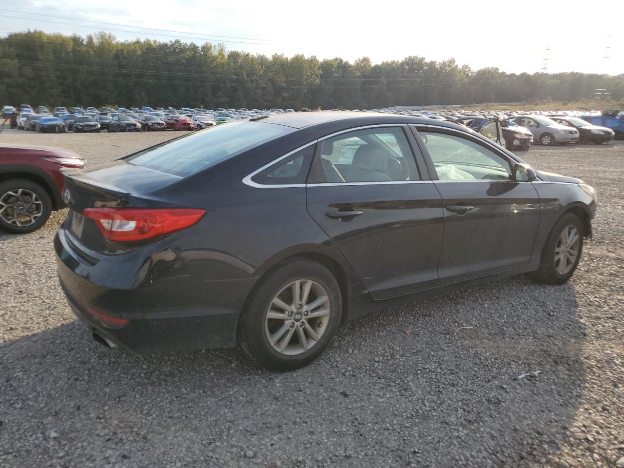 2017 Hyundai Sonata VIN 5NPE24AF1HH522841 Copart auction photo, front end damage thumbnail 3