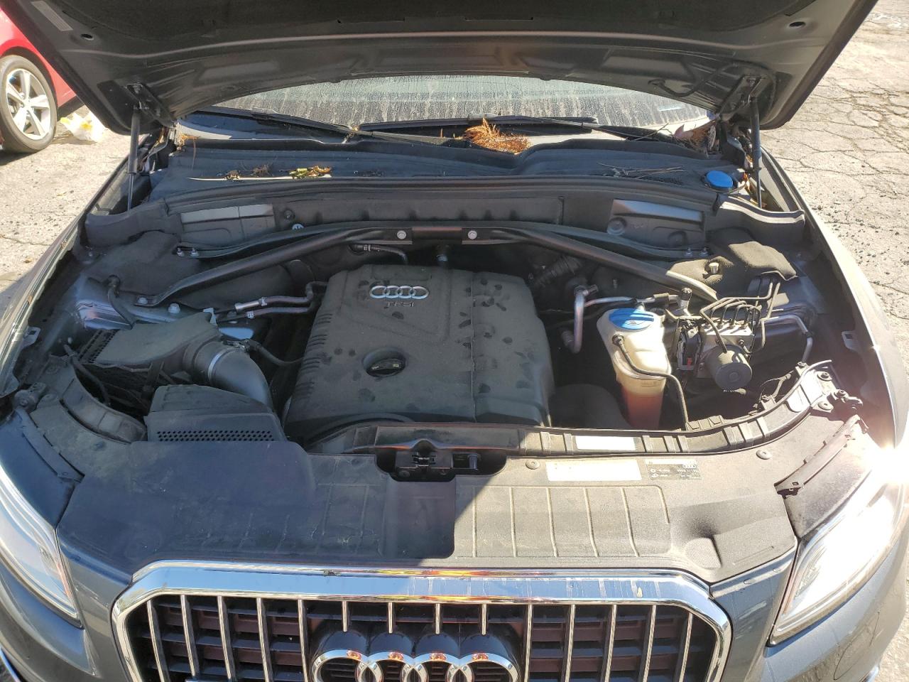 2017 Audi Q5 VIN WA1M2AFP0HA038057 Copart auction photo, top/roof damage thumbnail 12