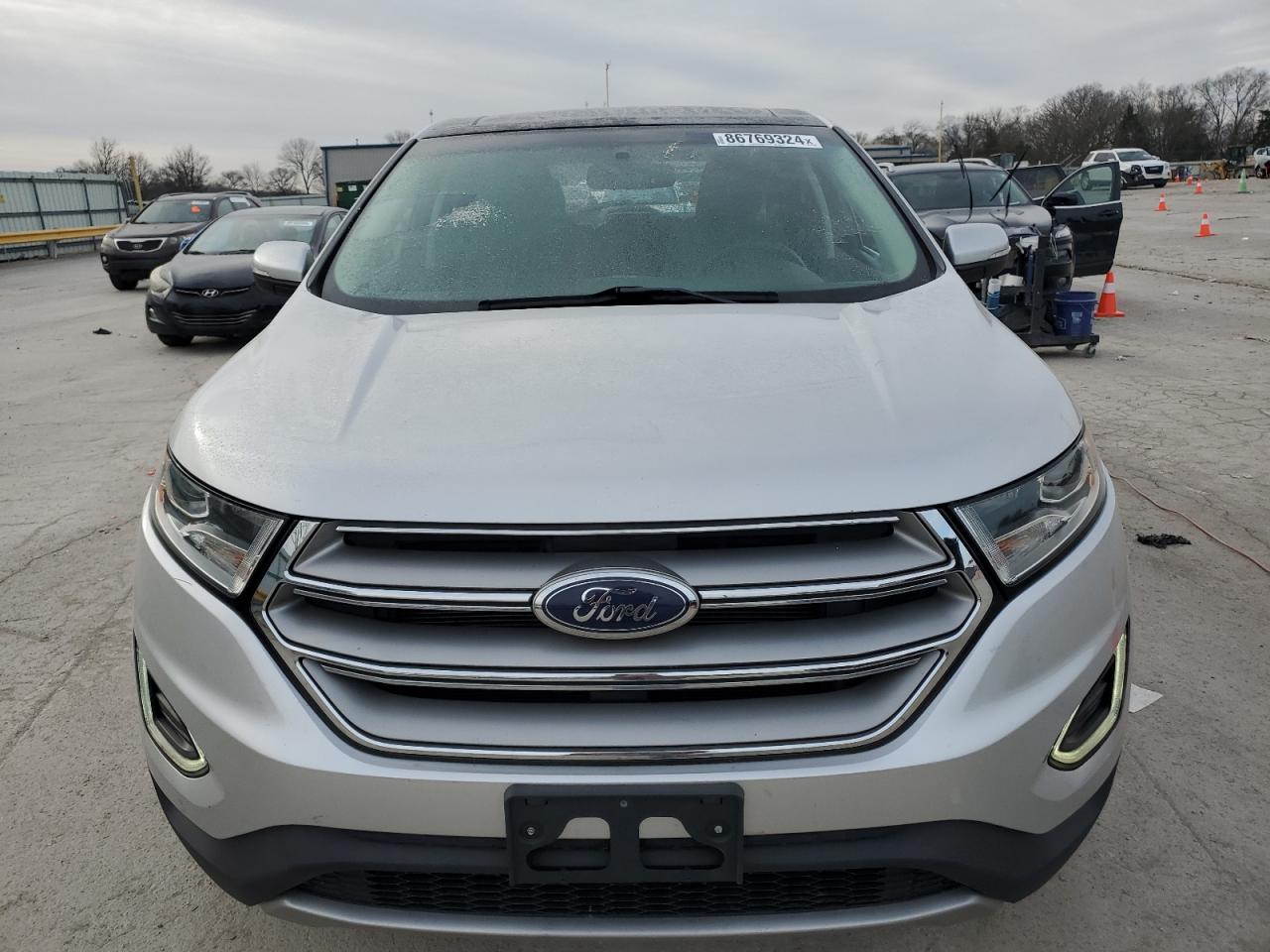 2015 Ford Edge VIN 2FMTK4J83FBB54305 Copart auction photo, rear end damage thumbnail 5
