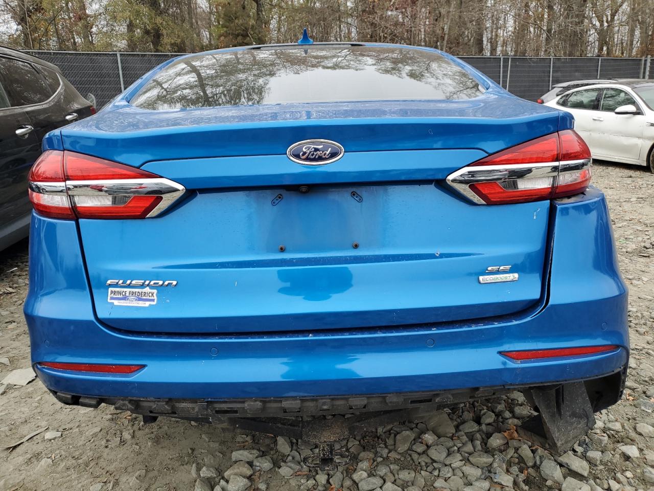 2019 Ford Fusion VIN 3FA6P0HD9KR281253 Copart auction photo, all over damage thumbnail 6