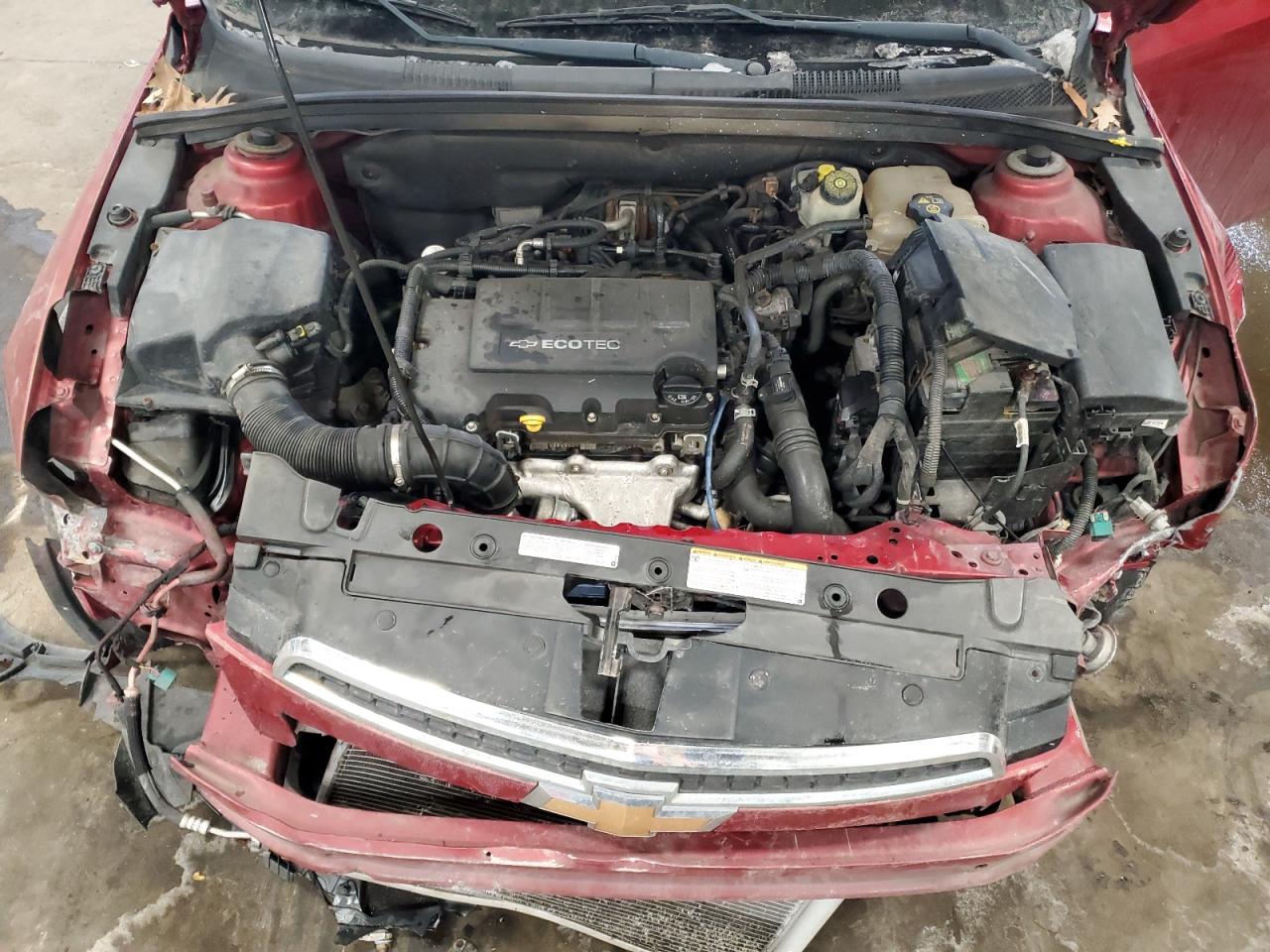 2011 Chevrolet Cruze VIN 1G1PF5S9XB7221646 Copart auction photo, all over damage thumbnail 12