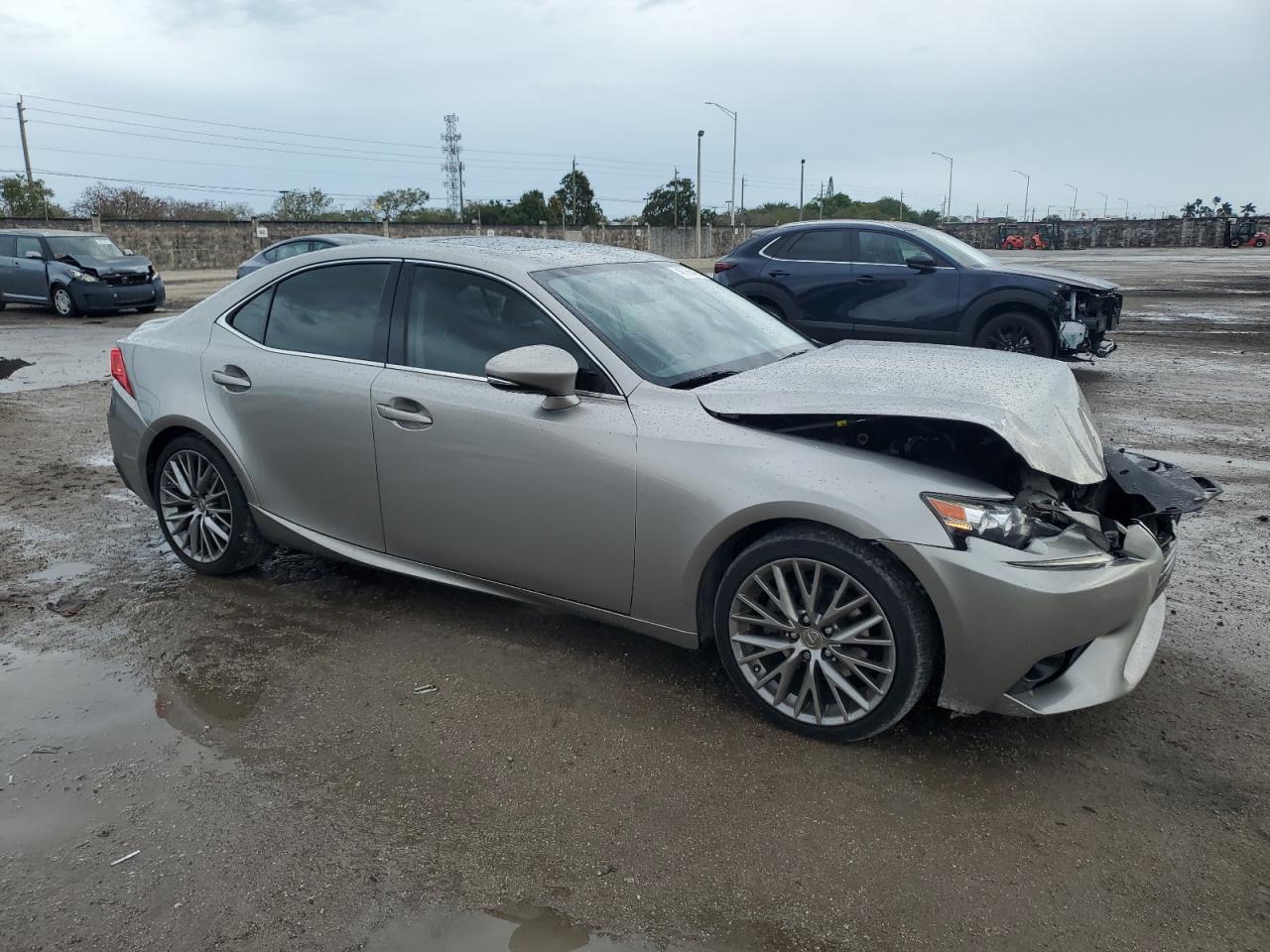 2015 Lexus IS VIN JTHBF1D22F5051258 Copart auction photo, front end damage thumbnail 4