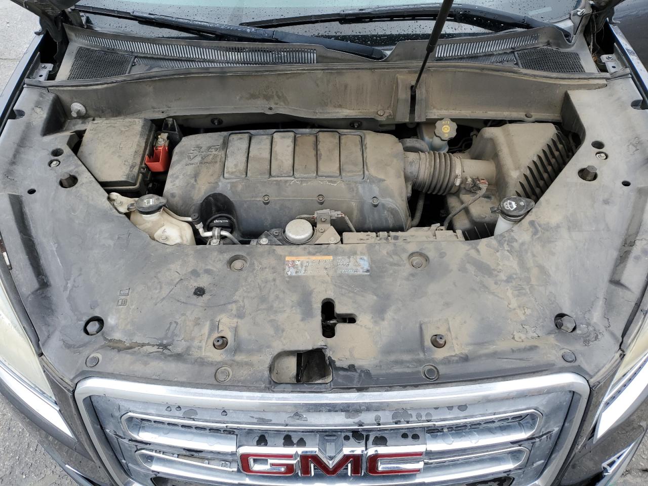 2013 GMC Acadia VIN 1GKKRRKD7DJ231663 Copart auction photo, front end / undercarriage damage thumbnail 12