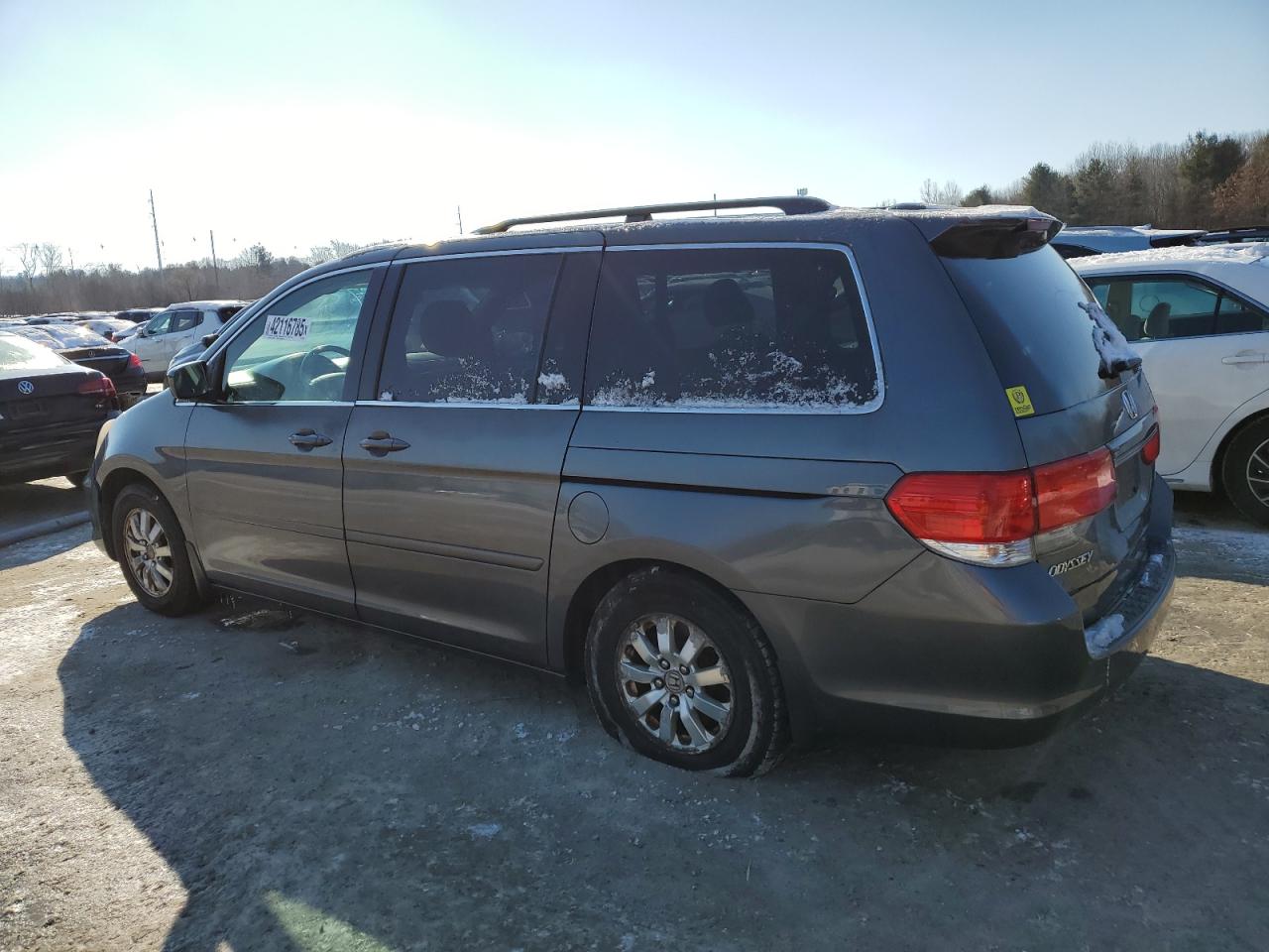 2010 Honda Odyssey VIN 5FNRL3H7XAB093646 Copart auction photo, side damage thumbnail 2