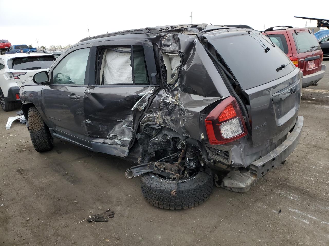 2015 Jeep Compass VIN 1C4NJDEB5FD271464 Copart auction photo, all over damage thumbnail 2
