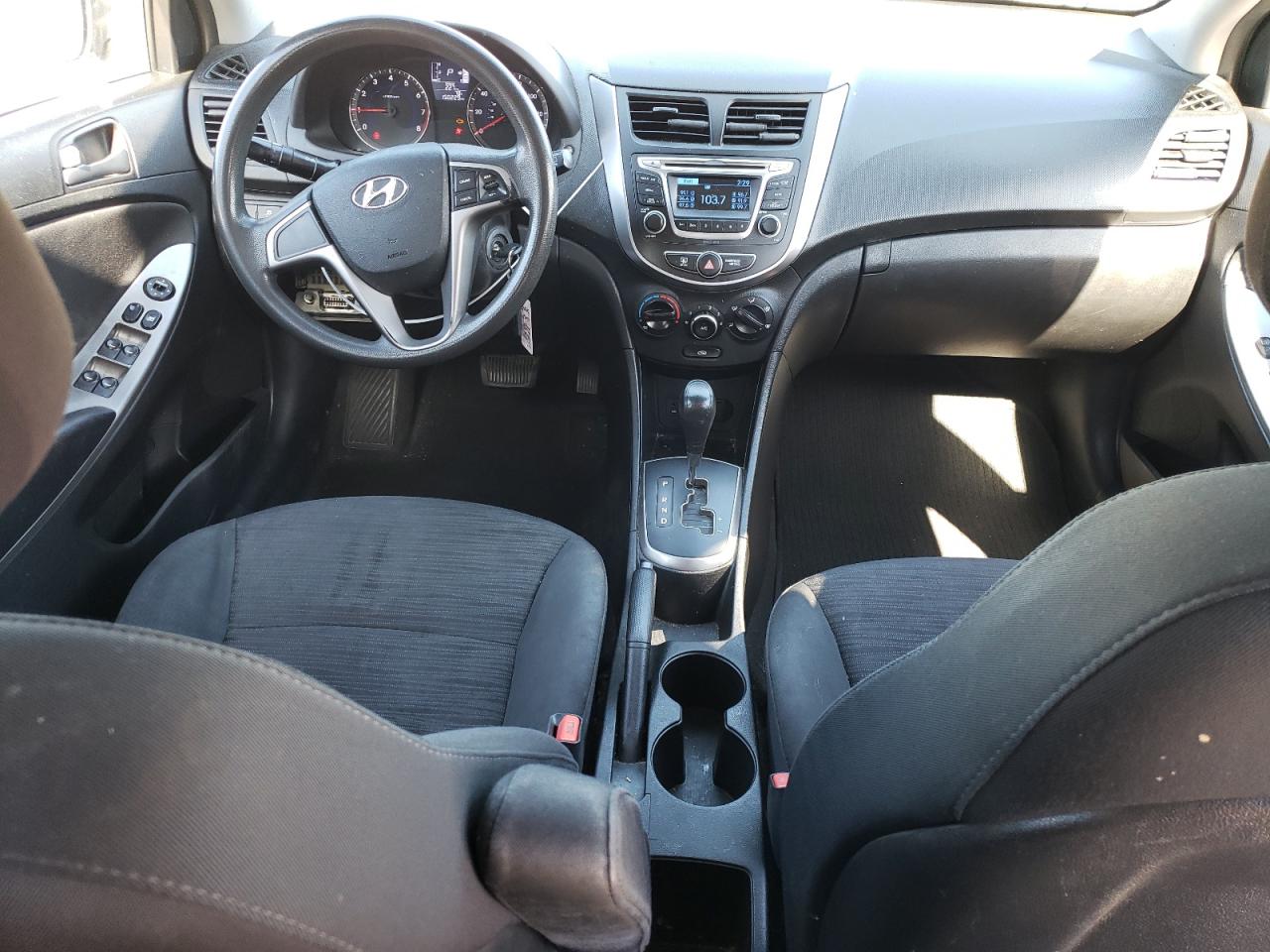 2016 Hyundai Accent VIN KMHCT5AEXGU290418 Copart auction photo, side damage thumbnail 8