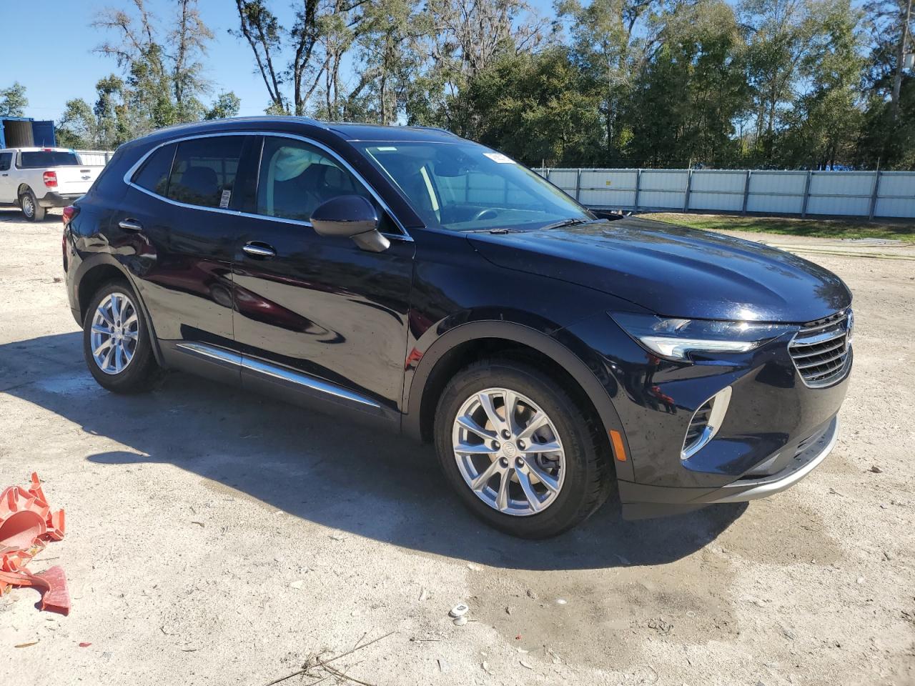 2021 Buick Envision VIN LRBFZMR46MD105023 Copart auction photo, side / rear end damage thumbnail 4