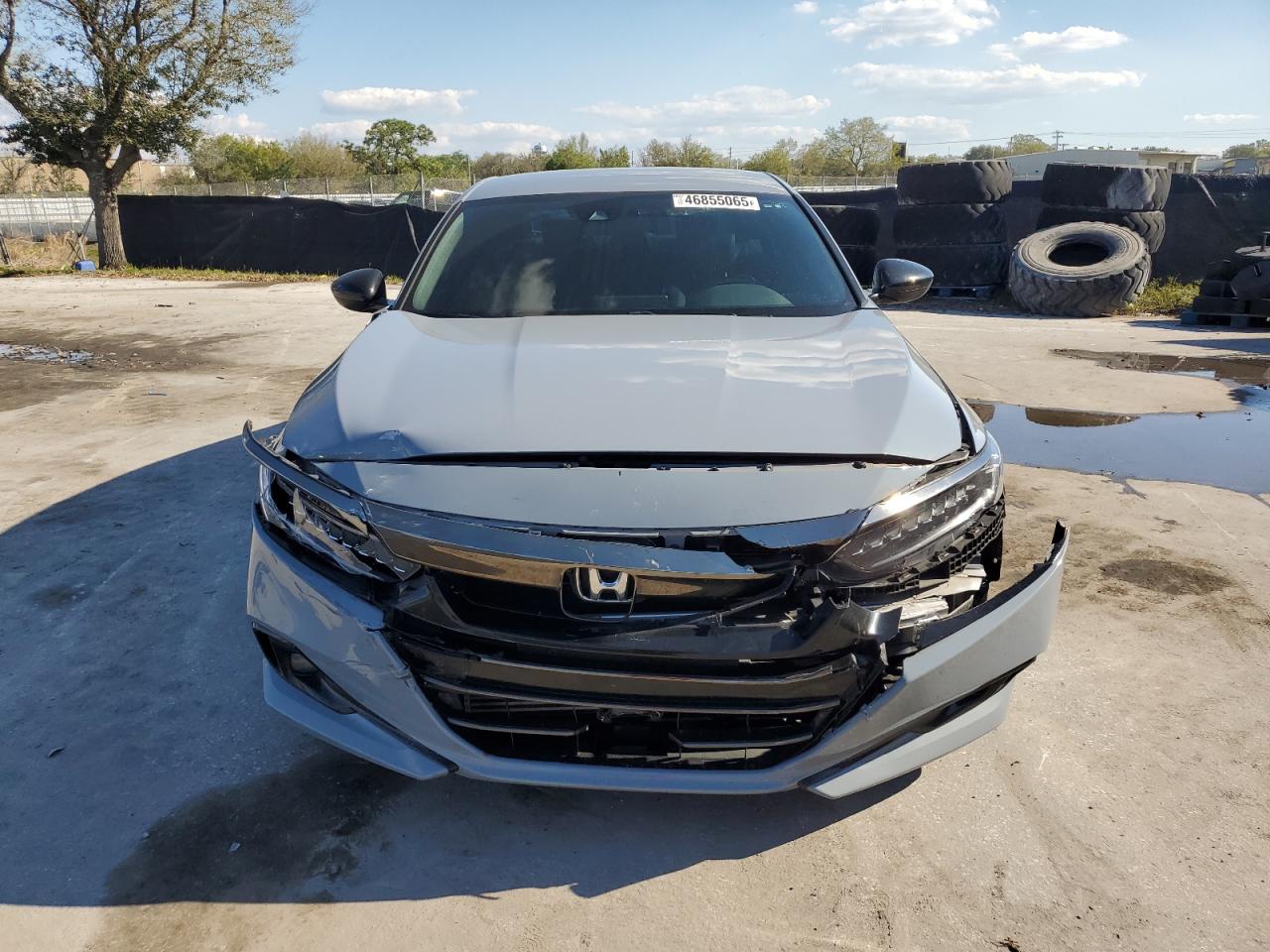 2022 Honda Accord VIN 1HGCV1F34NA005923 Copart auction photo, front end damage thumbnail 5