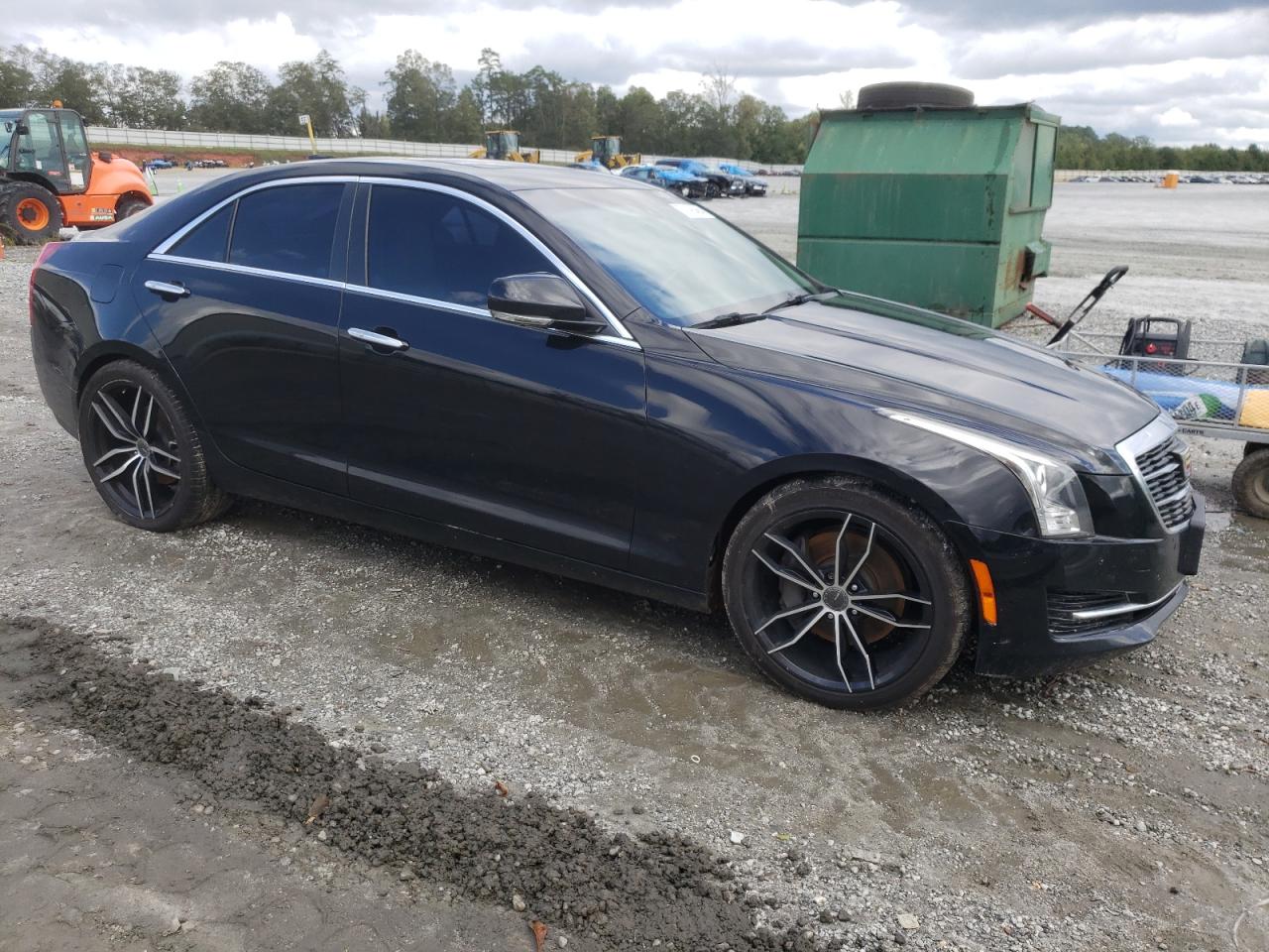 2016 Cadillac ATS VIN 1G6AH5RSXG0181233 Copart auction photo, side / front end damage thumbnail 4