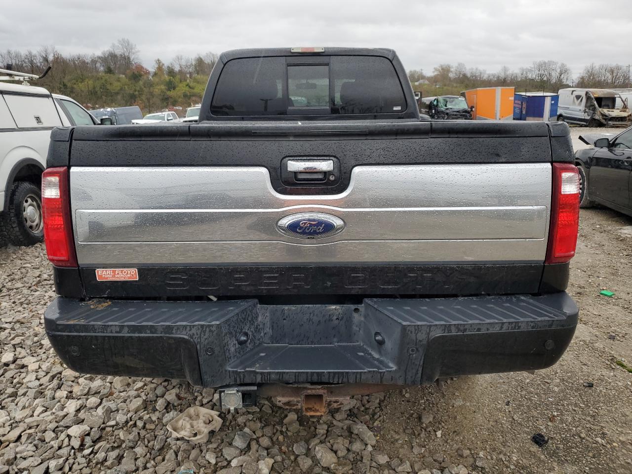2015 Ford F350 VIN 1FT8W3BT8FEC32125 Copart auction photo, top/roof / front end damage thumbnail 6