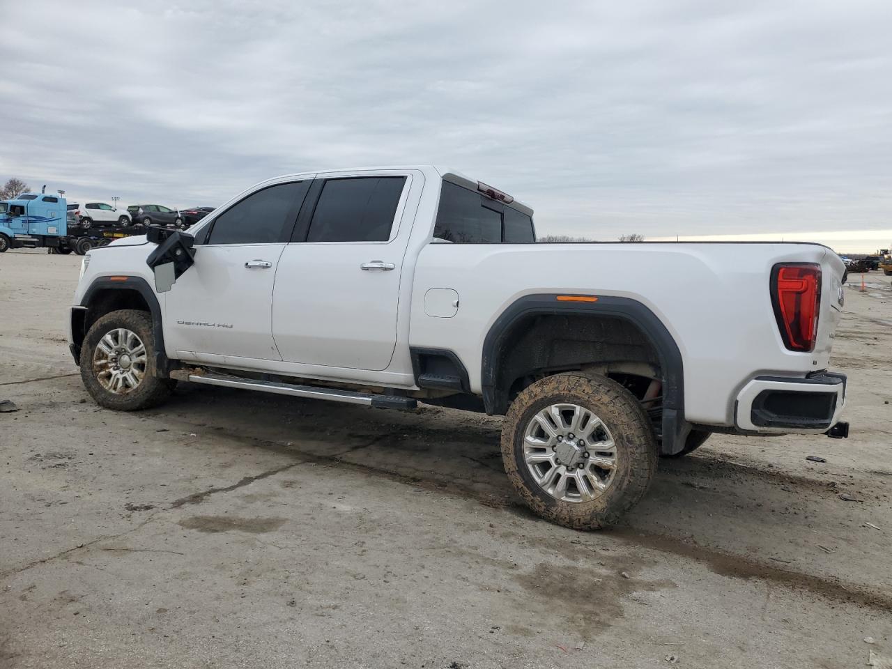 2021 GMC Sierra VIN 1GT49WEY2MF223992 Copart auction photo, front end damage thumbnail 2