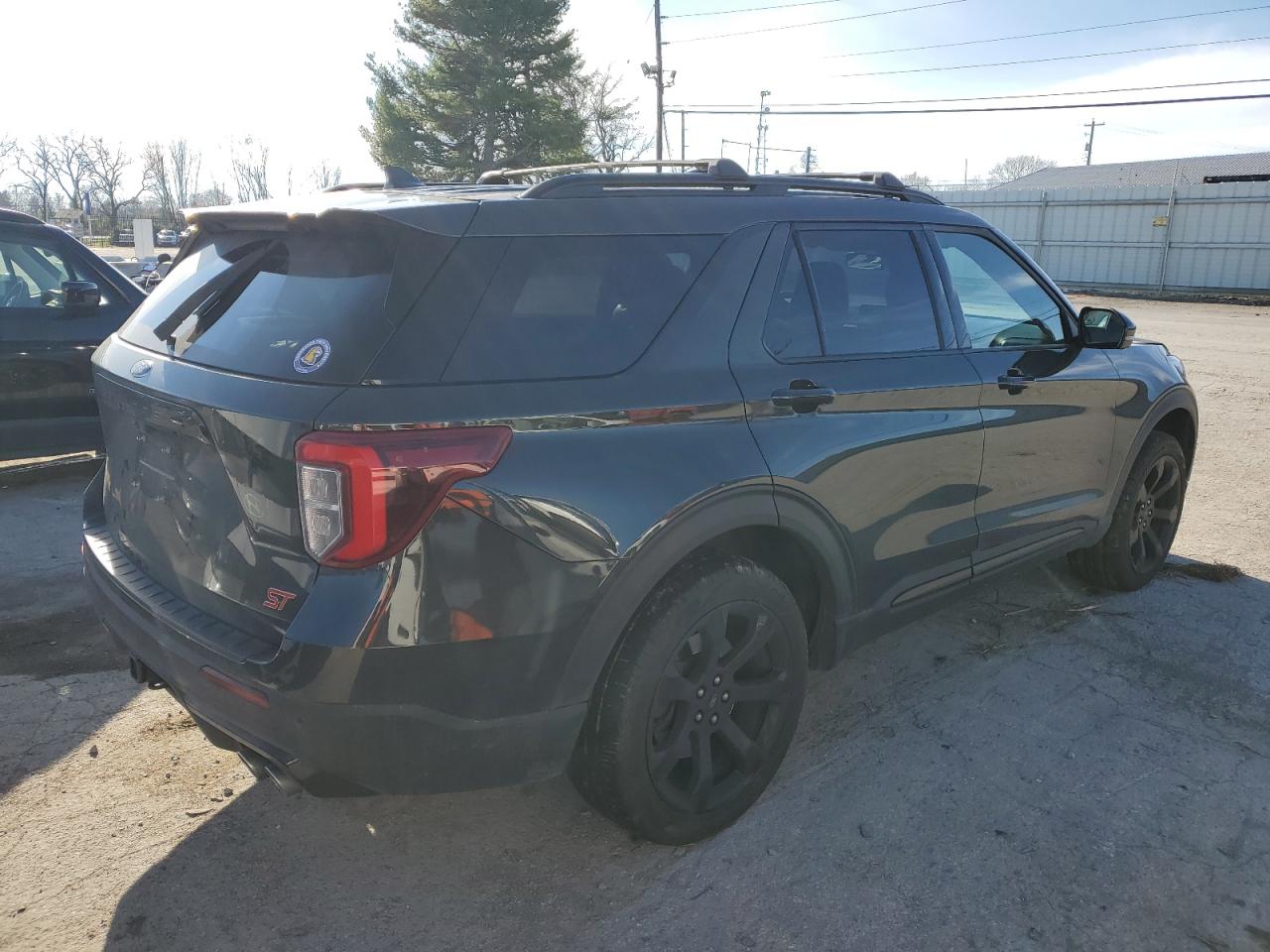 2022 Ford Explorer VIN 1FM5K8GC0NGC20862 Copart auction photo, front end / undercarriage damage thumbnail 3