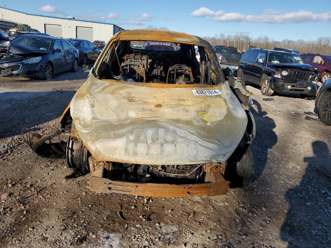 2019 KIA Sorento VIN 5XYPG4A37KG595632 Copart auction photo, burn / all over damage thumbnail 5