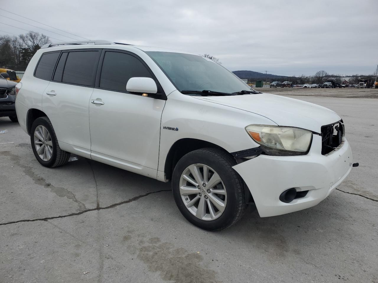 2008 Toyota Highlander VIN JTEEW41A682019912 Copart auction photo, front end damage thumbnail 4