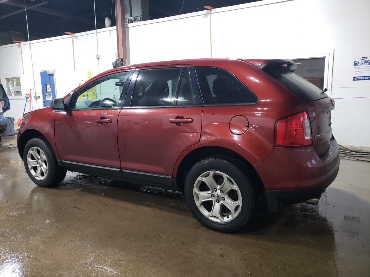 2014 Ford Edge VIN 2FMDK4JC6EBB03789 Copart auction photo, all over damage thumbnail 2