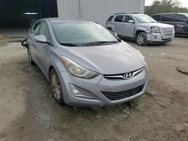 2014 Hyundai Elantra VIN KMHDH4AE0EU081671 Copart auction photo, front end / side damage thumbnail 13